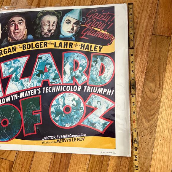 Wizard of Oz 1960’s lithograph from 1939 print - Picture 9 of 10